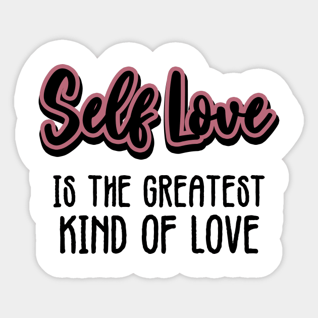 Self Love Sticker by LadyOfCoconuts